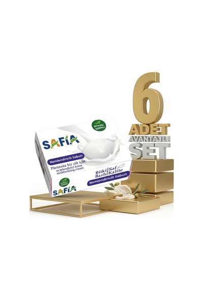 Safia Nemlendirici Güzellik Sabunu 6x90 Gr Diğer