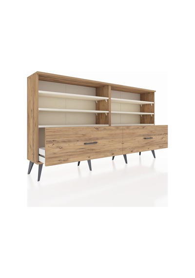 Arges Konsol 6 Raflı 2 Çekmeceli 176x30x99 Çam-aytaşı/çam Aytası/atlas Çam - Atlas Çam Arges Konsol 6 Raflı 2 Çekmeceli 176x30x99 Çam-aytaşı/çam Aytası/atlas Çam - Atlas Çam