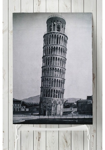 Pisa Kulesi Manzara Posteri