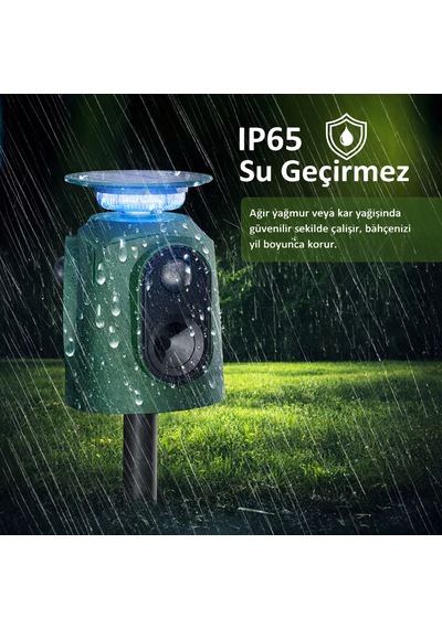 Pro Solar Animal Repeller Güneş Enerjili Hayvan Kovucu
