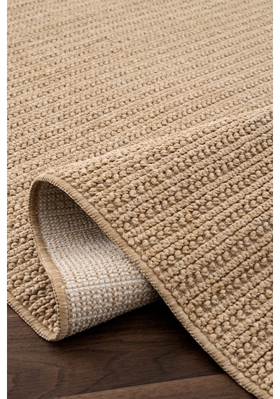 Retro Plain Natural Düz Dokuma Halı A3190a Natural