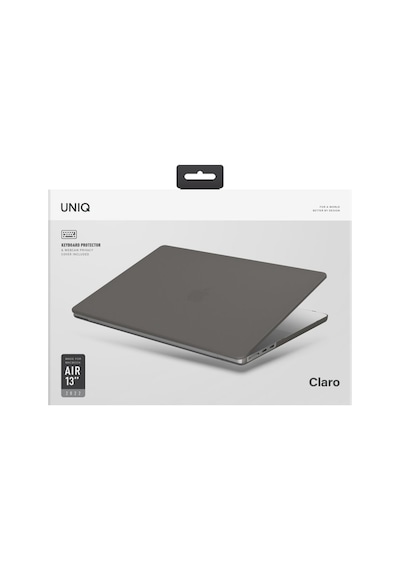 Apple Uyumlu MacBook Pro 14 İnç M4/pro/max A3401 A3112 A3185 Kılıf Claro Mat Koruyucu Kapak Grey