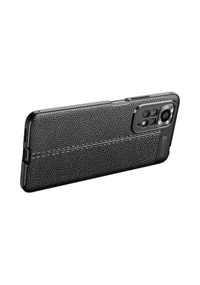 Xiaomi Redmi Note 11 Pro Kilif Lens Deri Görünümlü Niss Silikon