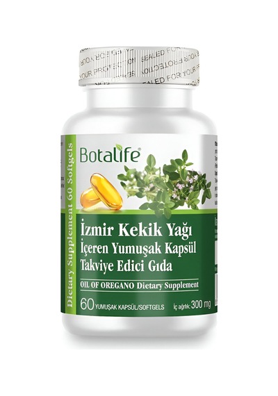 Botalife Kekik Yağı Kapsülü 300mg 60 Softjel