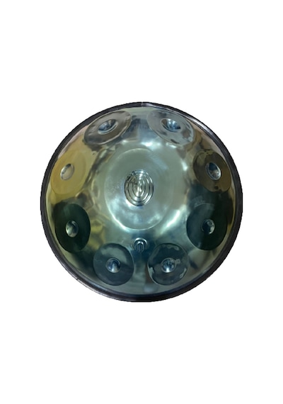Hang Drum, Handpan Space Drum Nitrided Parlak Titanium Steel Drum