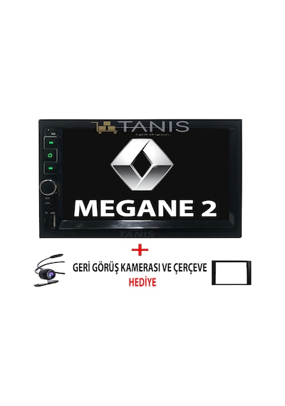 Renault Megane 2 Multimedya Double Teyp Bt-Usb Oto Teyp