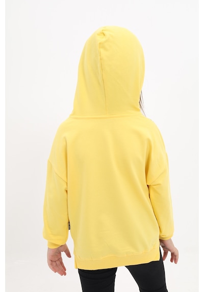Toontoy Kız Çocuk Nakışlı Sweatshirt Koyu Sarı