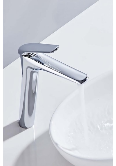 Vero Uzun Lavabo Bataryası Parlak Krom