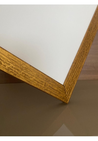 35x50 Gold Kabartmalı Boş Hazır Kullanıma Uygun Çerçeve
