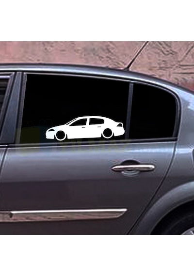 Renault Magane 2 Sedan Basık Araç Oto Sticker Yapıştırma1 Çift