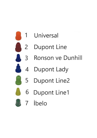 Dupont İbelo Carrier Dunhil Ronson Univeral Gaz Aparatı 8'li Set