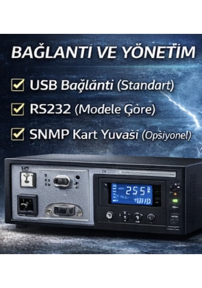 Necron Dtv 3kva Online Ups 3000va 2700w Kesintisiz Güç Kaynağı Server Network Ups