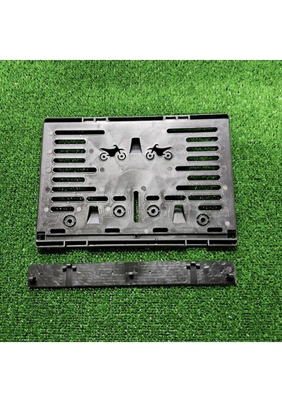 Motorsiklet Plakalık Dekor Lazer Kesim 3d Kabartmalı Model Motor Plakalığı