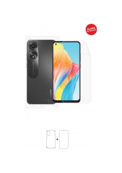 Oppo A78 4g Ön, Arka Ve Yan 360 Derece Tam Kaplama Tpu Film