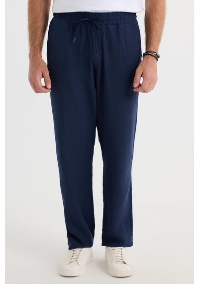 Tudors Erkek Standart Fit Normal Kesim Beli Bağcıklı Geniş Paça Lacivert Pantolon-37579 Lacivert Tudors Erkek Standart Fit Normal Kesim Beli Bağcıklı Geniş Paça Lacivert Pantolon-37579 Lacivert