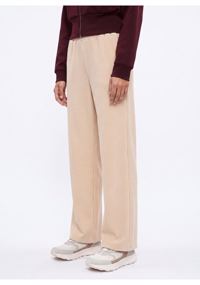 Discovery Expedition D6wl-ea3583 Krem Geniş Fit Fitilli Kadın Sweatpant Ekru