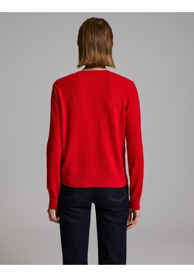 Pierre Cardin Kırmızı Regular Fit Kazak 50331419-vr030
