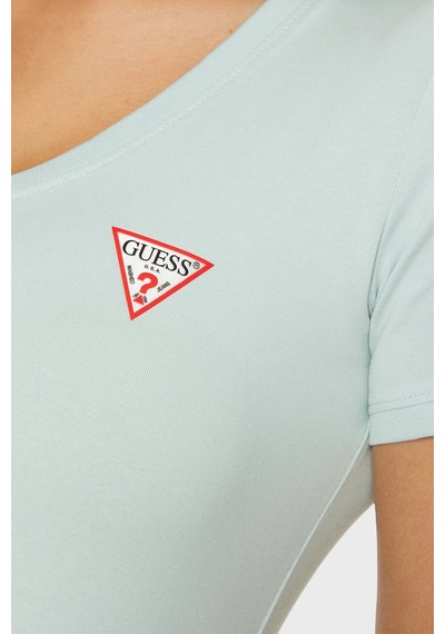 Guess Bayan T Shirt W2yı45 J1314 A72c Yeşil Yeşil