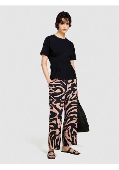 Sisley Viskoz Beli Lastikli Paça Detaylı Desenli Kloş Pantolon Kadın Mavi Pantolon - 324p4vjdlf05c Sisley Viskoz Beli Lastikli Paça Detaylı Desenli Kloş Pantolon Kadın Mavi Pantolon - 324p4vjdlf05c