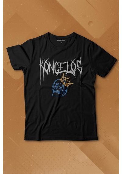 Kendim Seçtim Kongelos Kralsız Taç Gothic Urban Baskılı Tişört Çocuk T-shirt 001