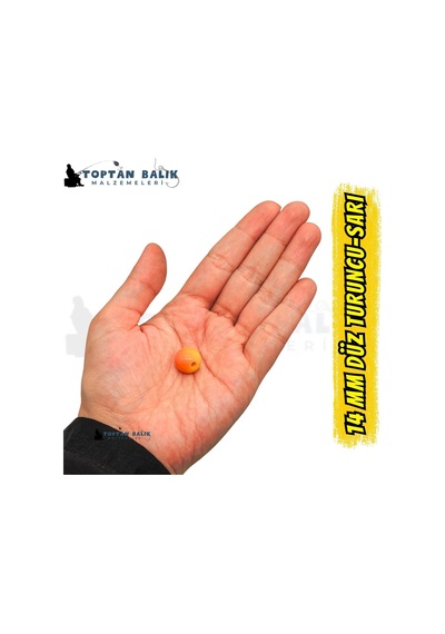Turuncu-sarı Sazan Balık Boncuğu 14 Mm İç Çap: 2.5 Mm - 500 Gr