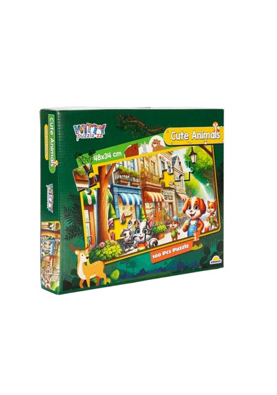 100 Parça Sevimliler Puzzle 4673 Hayvanlar