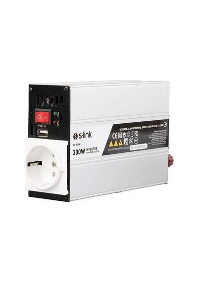 Powermaster S-link Sl-300w 300w Dc12v-ac230v Çakmaktan Power İnverter