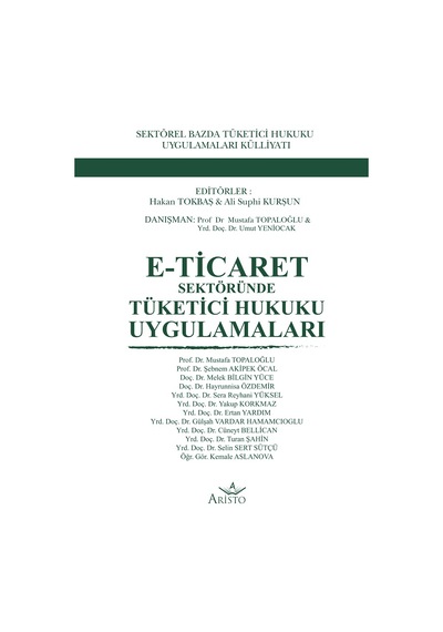 E-Ticaret Sektöründe Tüketici Hukuku Uygulamaları
