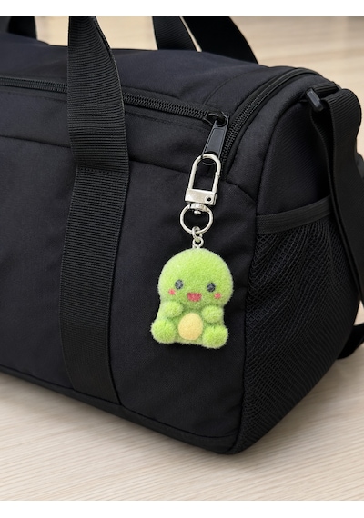 Torty Sevimli Peluş Kaplumbağa Charm Anahtarlık Mini Çanta Aksesuarı Hediye