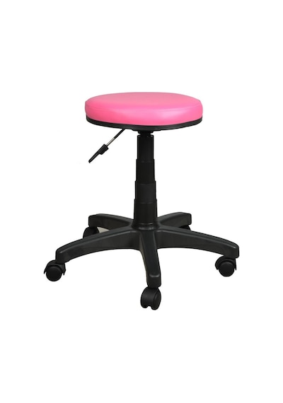Bürocci Plastik Ayaklı Tabure-Pembe-2999G0120