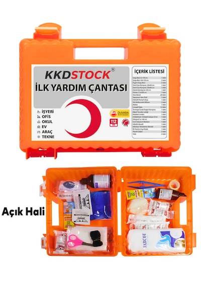 İlk Yardım Çantası, Ecza Dolabı, İş Yeri Tipi Duvara Monte Set