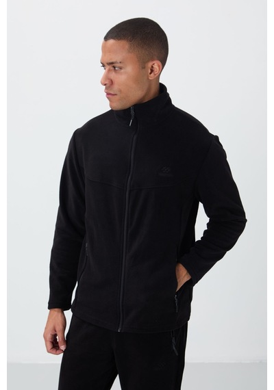 Tommy Life Siyah Dik Yaka Basic Fermuar Cepli Standart Kalıp Erkek Polar Eşofman Takımı - 85193 Siyah Tommy Life Siyah Dik Yaka Basic Fermuar Cepli Standart Kalıp Erkek Polar Eşofman Takımı - 85193 Siyah
