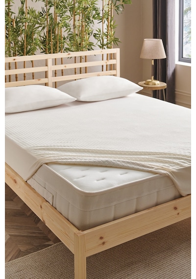 Puffy Bambu Dream Sıvı Geçirmez Alez 160 x 200 CM Beyaz