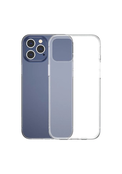 Baseus Simple Case Apple Uyumlu Apple iPhone 12 Pro 6.1 İnce Şeffaf Silikon Kılıf- 5