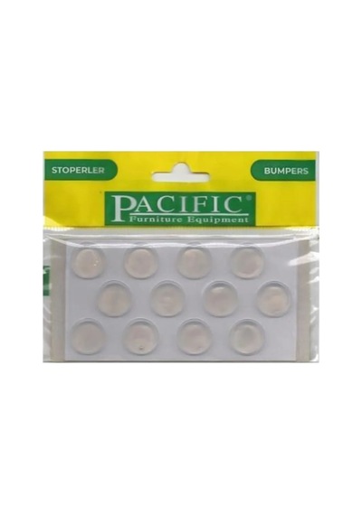 Cateksss Pacific Okyanus 18 Mm Silikon Bazlı Yapışkanlı Cam Masa Altı, Cam Altlığı Şeffaf - 28 Li Paket