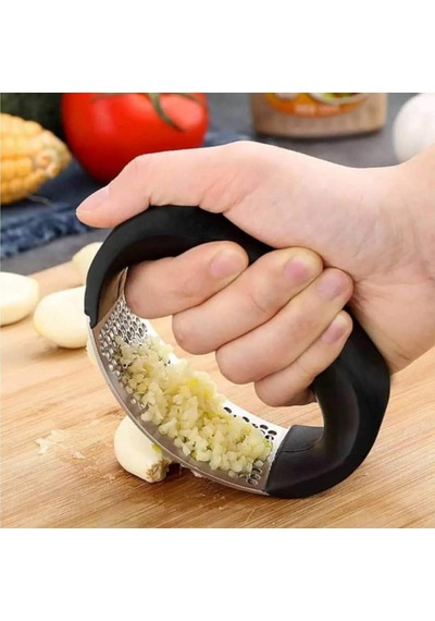 Paslanmaz Çelik Sarımsak Ezici Ergonomik Saplı Rocker Model, Kolay Temizlenebilir, Dayanıklı Ve Pratik Sarımsa Diğer