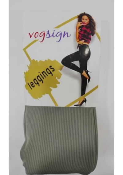 Vogsign 395 Şardonlu Fitilli Tayt Çağla Yeşili