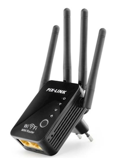 300mbps Uzun Menzilli Wifi Genişletici 4 Anten Sinyal Güçlendiric