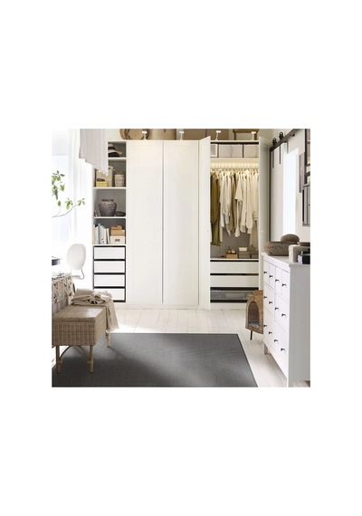 Ikea Luftfartyg İç Ve Dış Mekân Halısı 160 X 230 Cm Gri