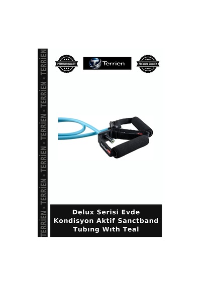 Delux Serisi Evde Kondisyon Aktif Sanctband Tubıng Wıth Teal Çok Renkli