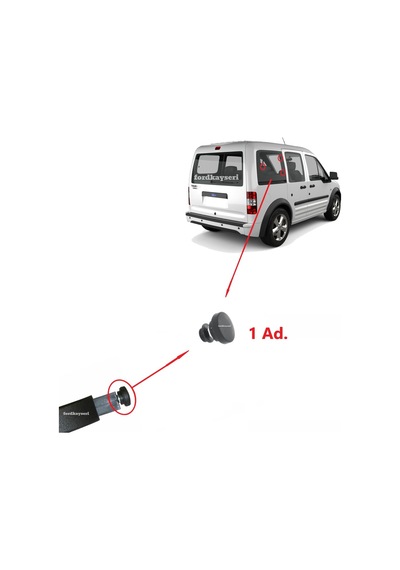 Ford Connect Arka Kelebek Cam Mandal Civatasi 1 Adet 512875745