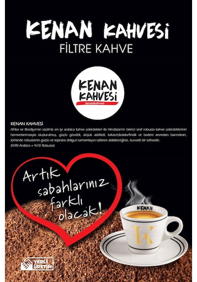 Espressomm® Kenan Kahvesi Filtre Kahve 1 KG