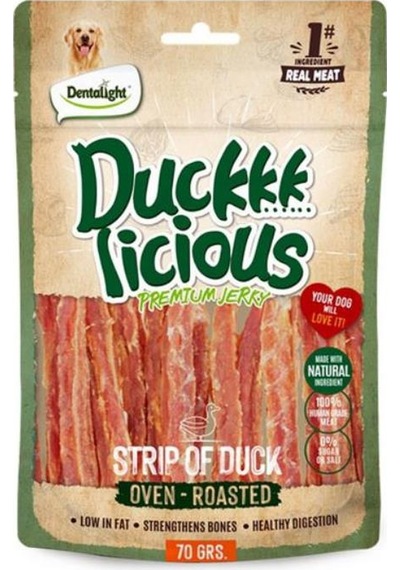 Dentalight Ördek Etli Duck Strip Köpek Ödül Çubuğu 70 Gr