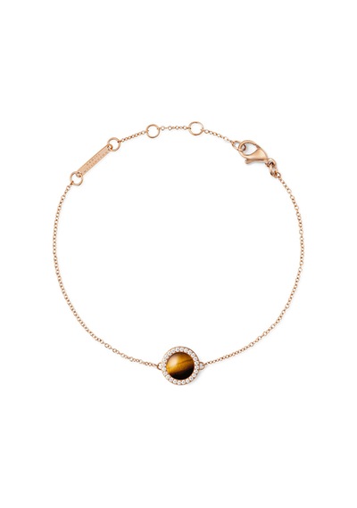 Audrey Bracelet Tiger Eye Rose Gold Rose Gold