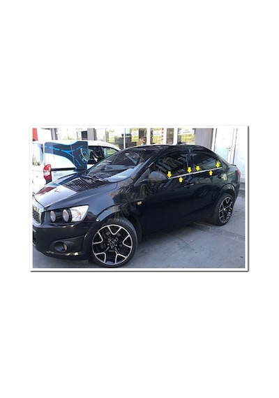 Db Chrome Chevrolet Aveo Sedan Cam Çıtası Nikelajı 2012 Sonrası 4
