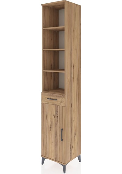 Hyperion Dolap 6 Raflı Tek Çekmeceli Tek Kapaklı 44x44x243 Çam-çam Atlas Çam Hyperion Dolap 6 Raflı Tek Çekmeceli Tek Kapaklı 44x44x243 Çam-çam Atlas Çam