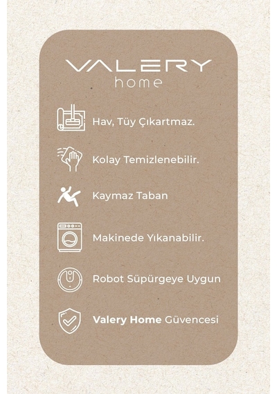 Vl Comfort Düz Saçaklı Peluş Halı Ekru Pembe