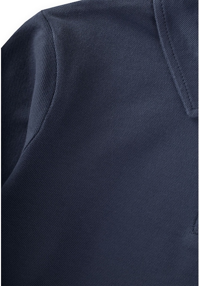 Cigit Polo Yaka Uzun Kollu T-shirt 5-12 Yaş Lacivert