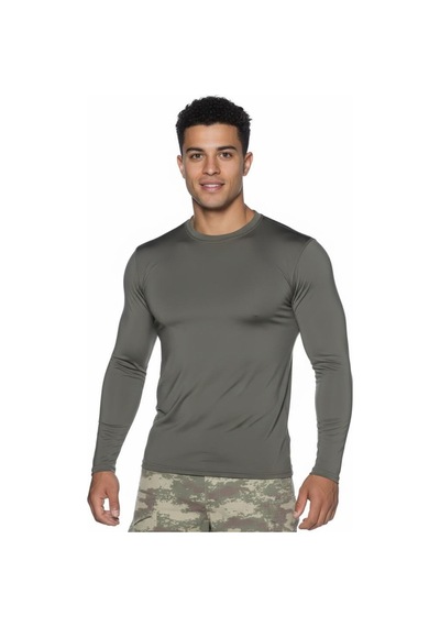 Astrid T Özel Üretim İçlik Seçeneği Hava Alan Ter Tutmayan Single Sword Uzun Kol Microfiber T-shirt - Tişört Diğer