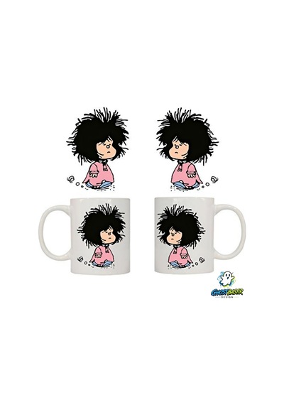 Ghostbastır Desıgn Mafalda Kupa Bardak Tek Adet K0486 Çok Renkli